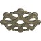 Ekena Millwork Angel Ceiling Medallion (Canopies up to 4 3/8"), 20 7/8"OD x 3 5/8"ID x 1"P, Witch Hazel Crackle CM20ANWHC - alternate 5